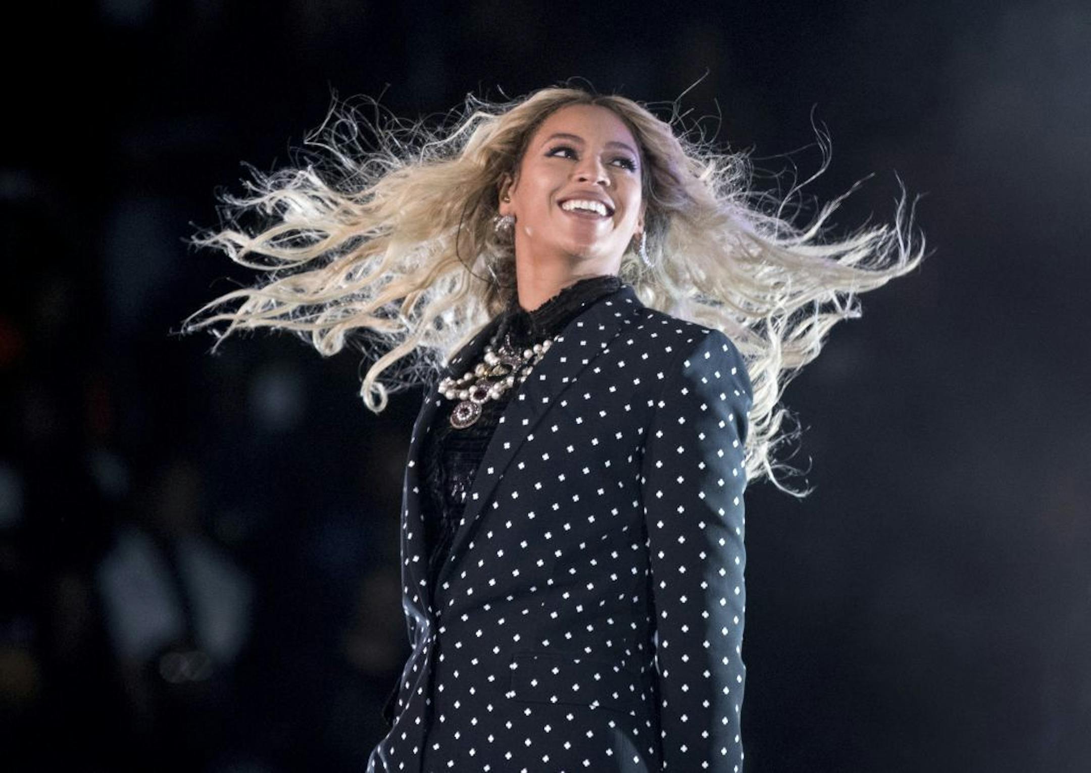 FILE - In this Nov. 4, 2016 file photo, Beyonce performs at a Get Out the Vote concert for Democratic presidential candidate Hillary Clinton in Cleveland. Beyonce received seven nominations for the 48th annual Image Awards, including entertainer of the year, outstanding female artist and best album, for "Lemonade.' Last week, she topped the Grammy Award nominations with nine bids. (AP Photo/Andrew Harnik, File)
