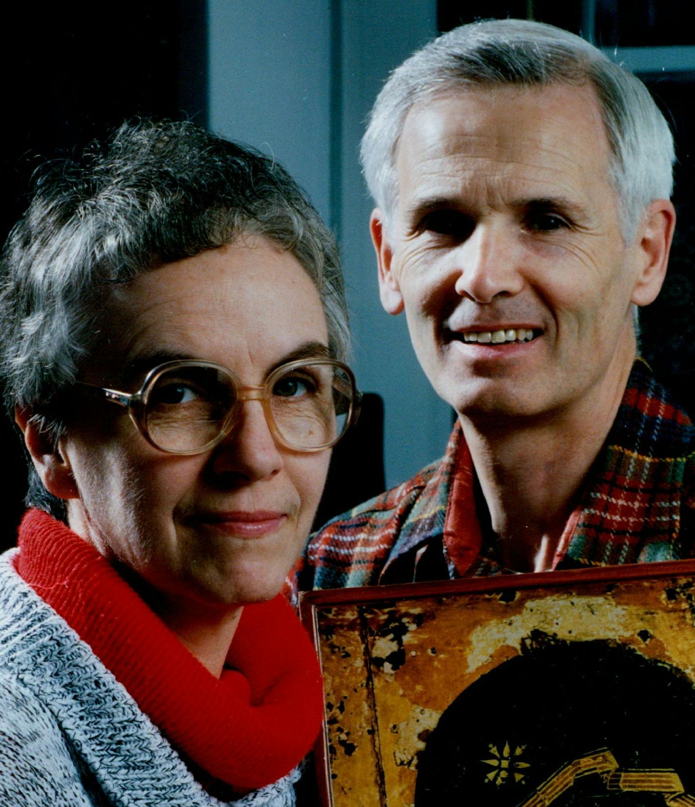 January 15, 1991 Terry Dosh, pictured with his wife, Millie, has been national coordinator of Corpus, an organization which favors a married clergy in the Roman Catholic church. The icon is a picture of the Virgin Mary and Christ child. Tom Sweeney, Minneapolis Star Tribune