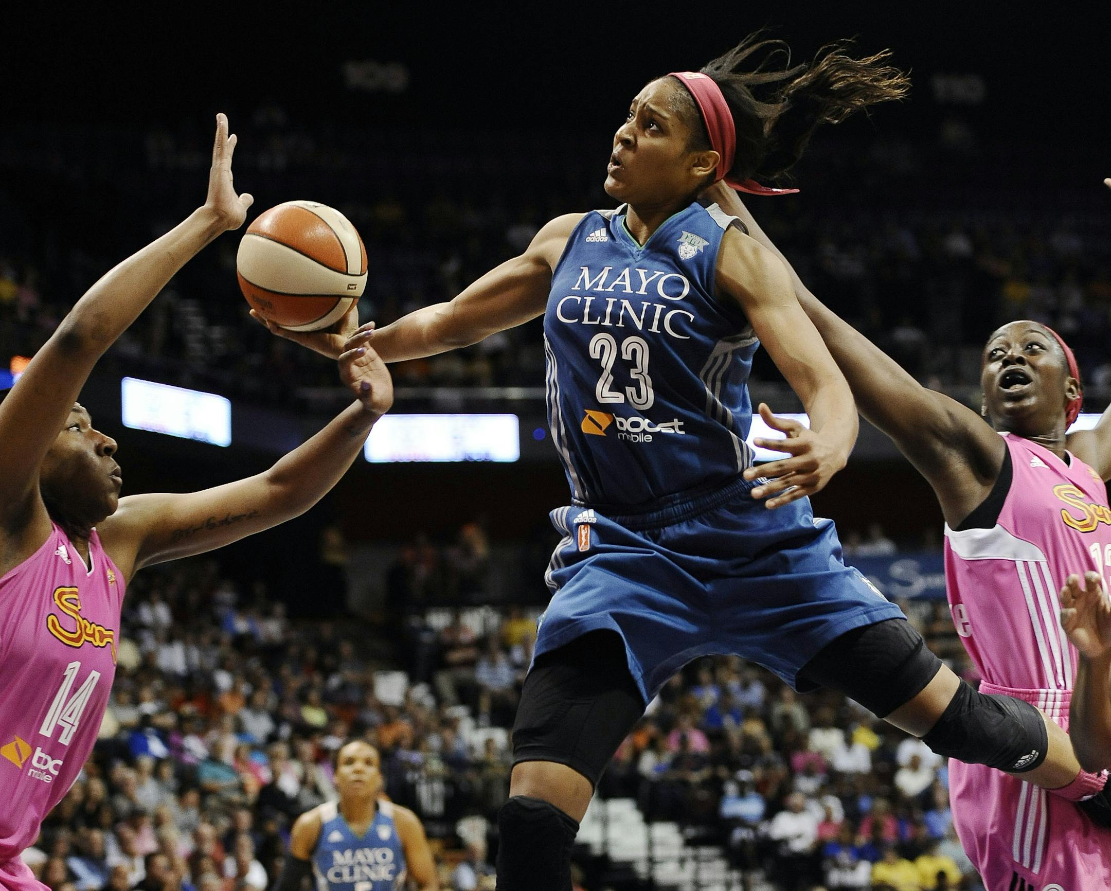 Where does Maya Moore of the Lynx rank among No. 1 draft picks by Minnesota teams?