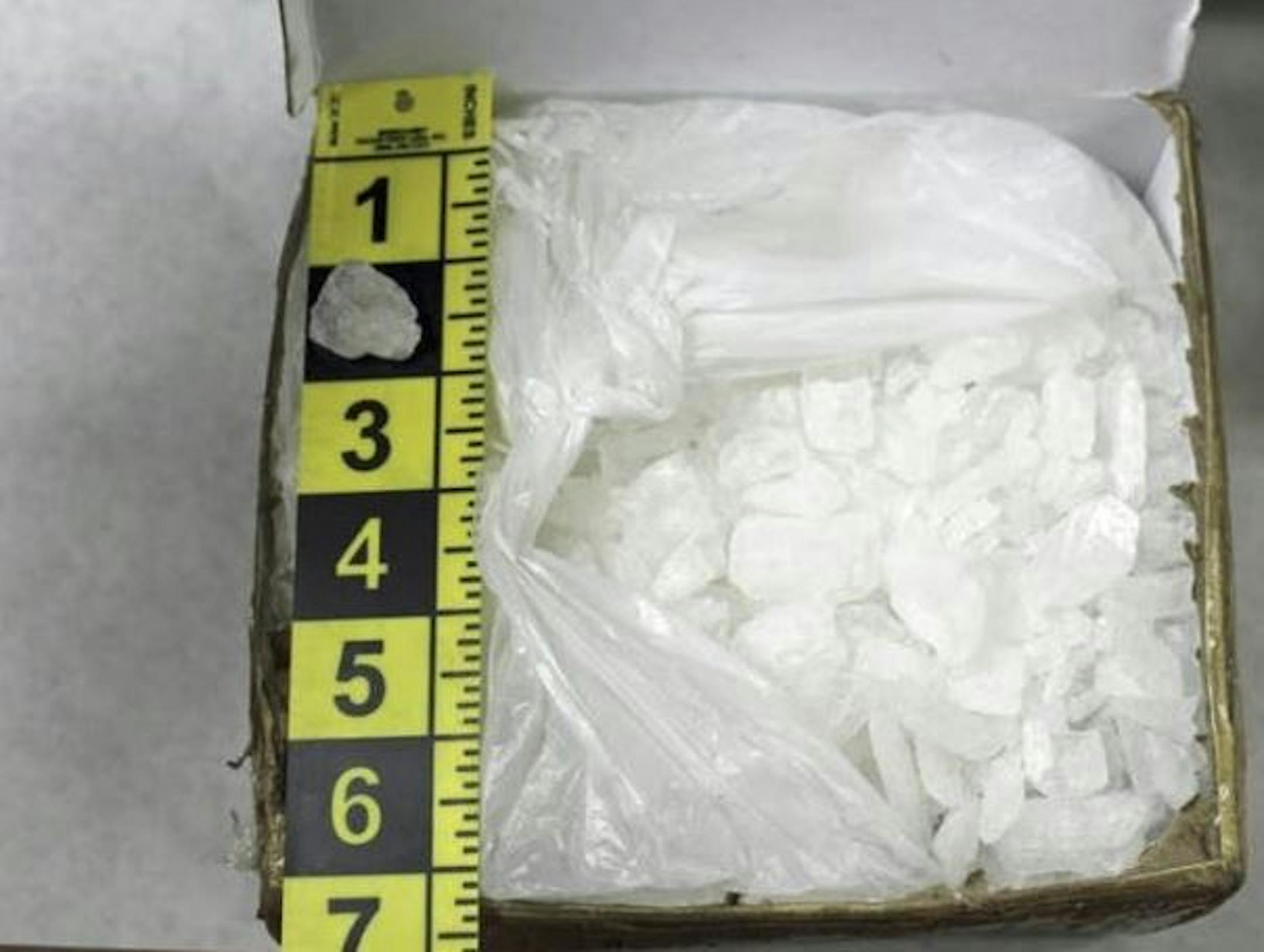 Officers found 191 pounds of meth (packaging included) in a north Minneapolis home. Credit: Drug task force photo