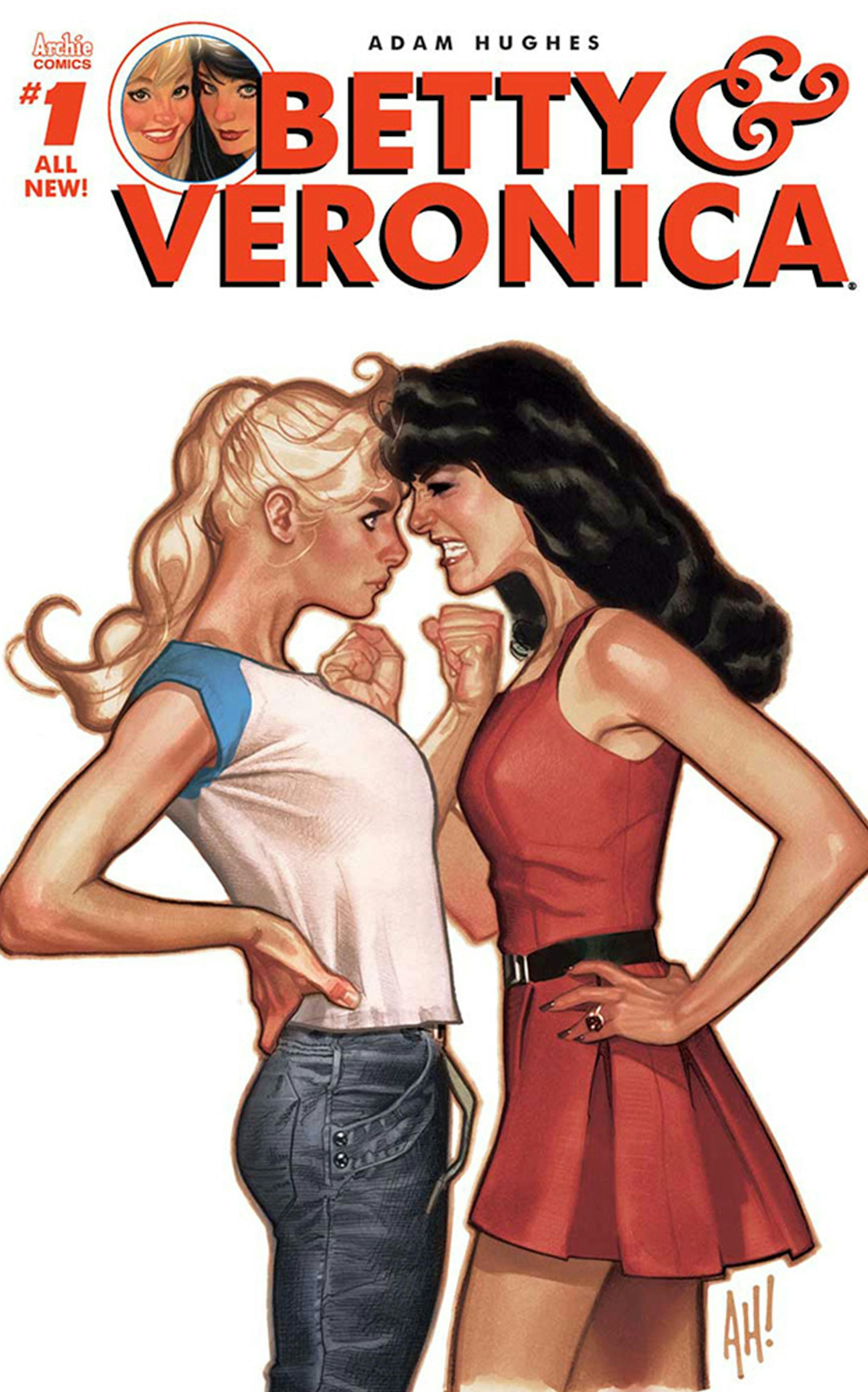 "Betty and Veronica" gets a slick new look in July, thanks to writer/artist Adam Hughes. (Photo courtesy Archie Comics/TNS)