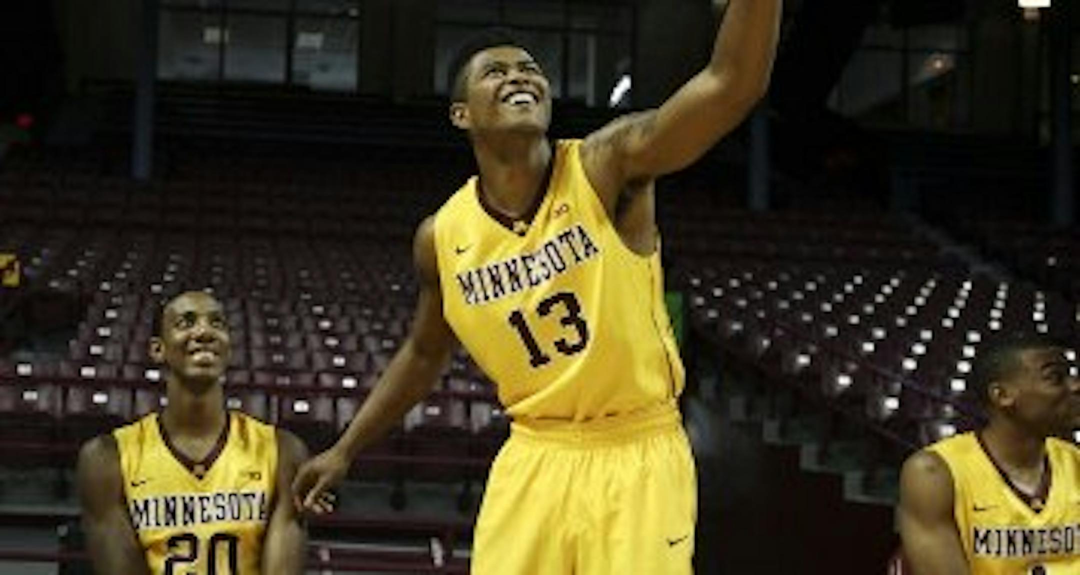 Austin (left) and Andre (far right) Hollins