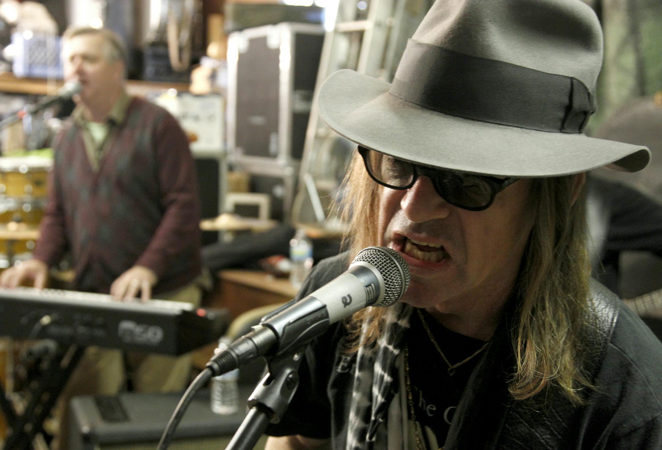 The Suburbs, John ‚ÄúBeej‚Äù Chaney, guitar vocals, with Chan Poling, keys, vocals, during a rehearsal last week in North Minneapolis. He and the band were getting ready for another round of Suburbs reunions, and he‚Äôs back in the studio recordings for the first time in years. [ TOM WALLACE ‚Ä¢ twallace@startribune.com_ Assignment_#20020565A_ November 11, 2011 _ SLUG: burbs1118_ EXTRA INFORMATION: Name CQ, Internet, John ȁ