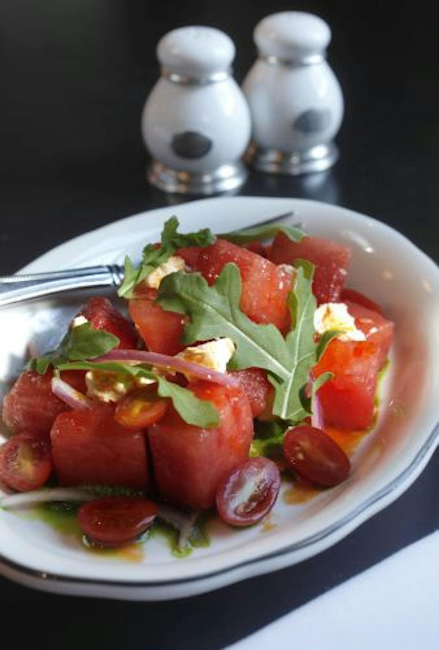 Watermelon salad at Parma 8200.