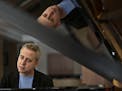 Jeremy Denk, a pianist, in New York, on Sept. 24, 2010. Denk is releasing his first solo album, "Jeremy Denk Plays Ives," which features two piano son