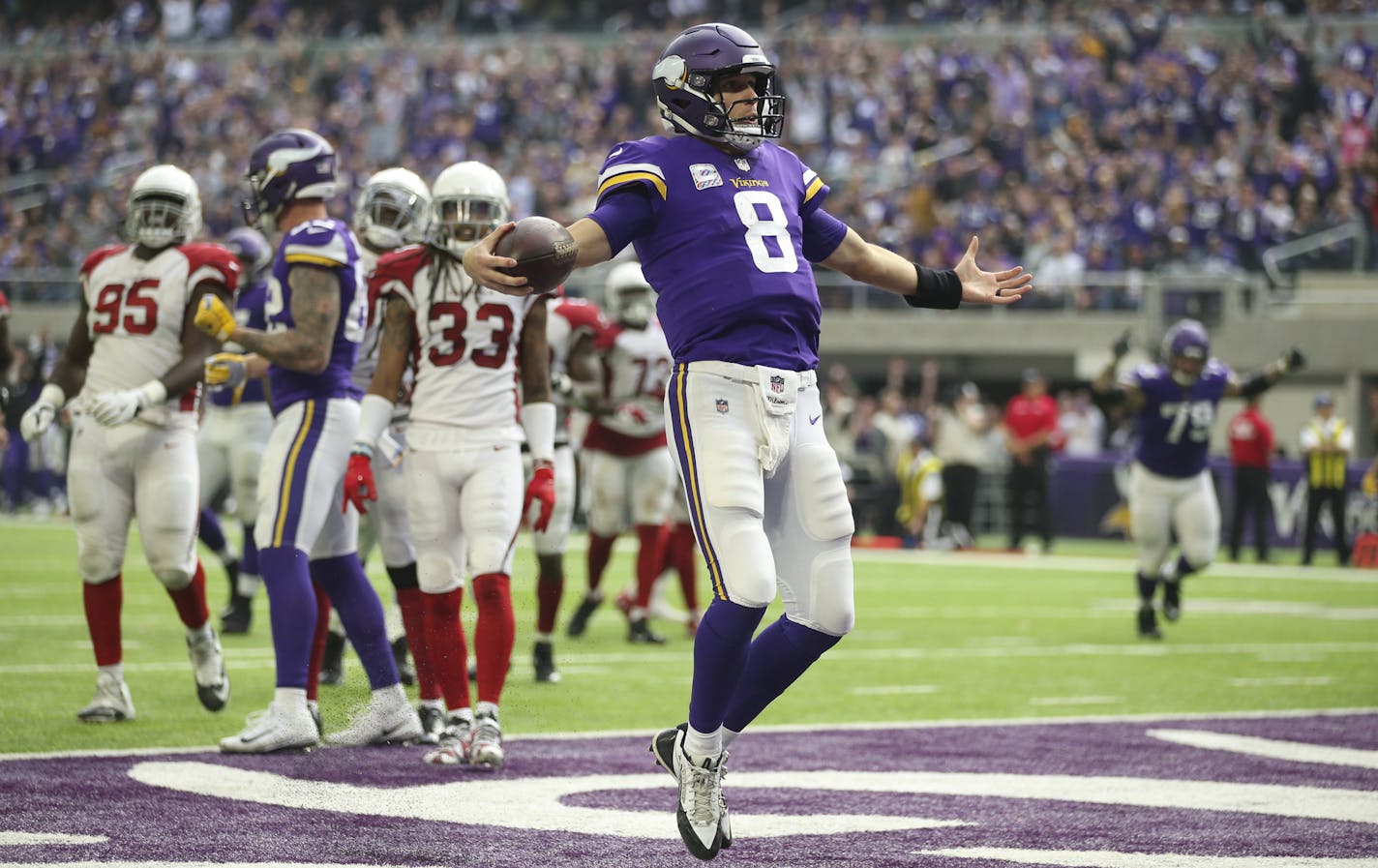 Vikings quarterback Kirk Cousins