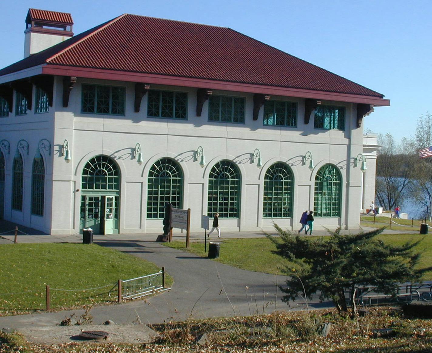 The historic Como Lakeside Pavilion