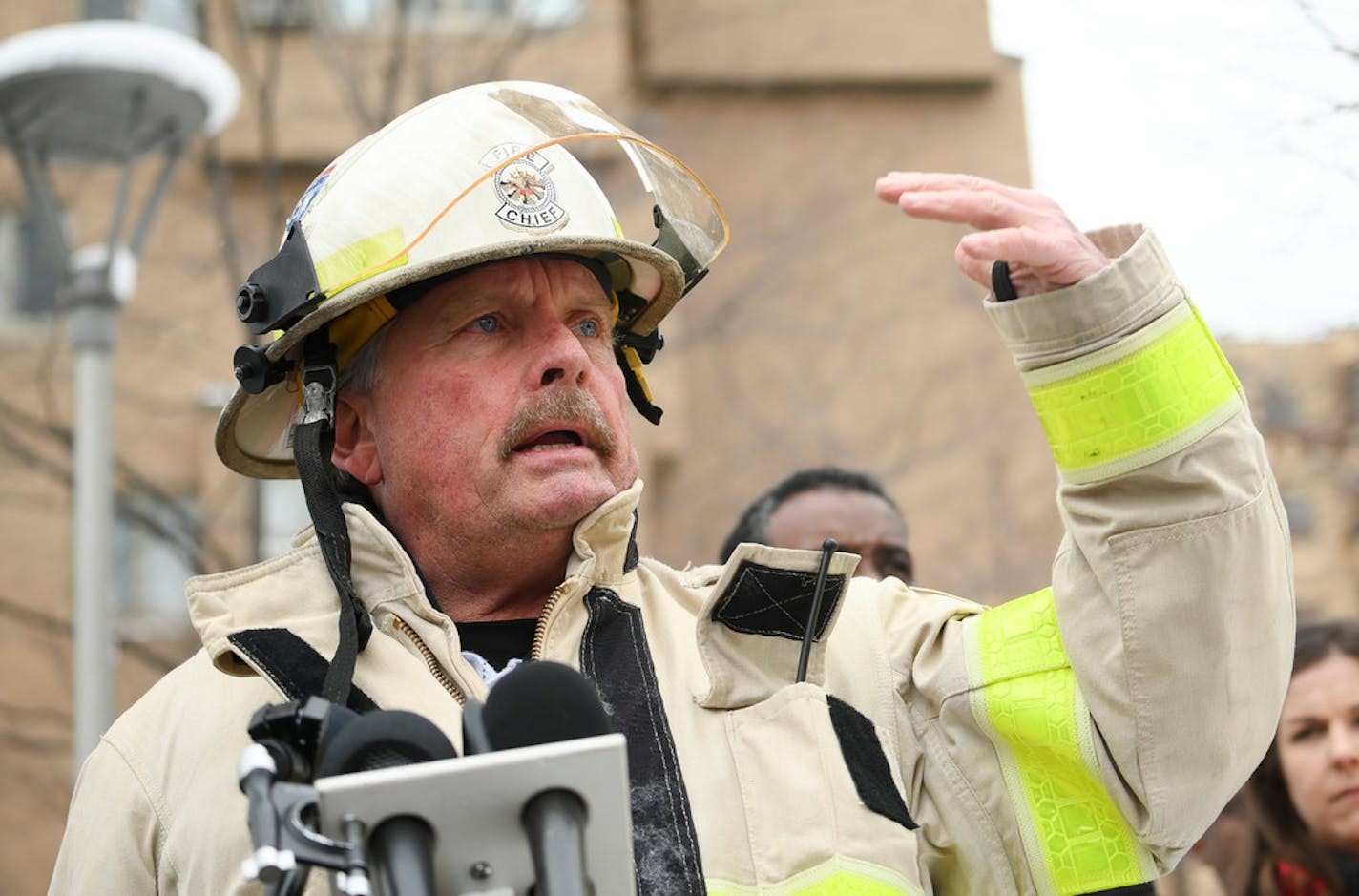 Minneapolis Fire Department Chief John Fruetel