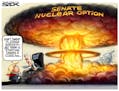 Sack cartoon: Senate 'nuclear option' activated on Gorsuch