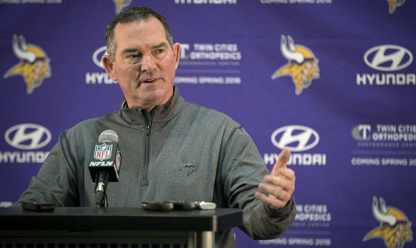 Vikings coach Mike Zimmer cautioned that a quarterback move shouldn't come at the expense of the rest of the roster.