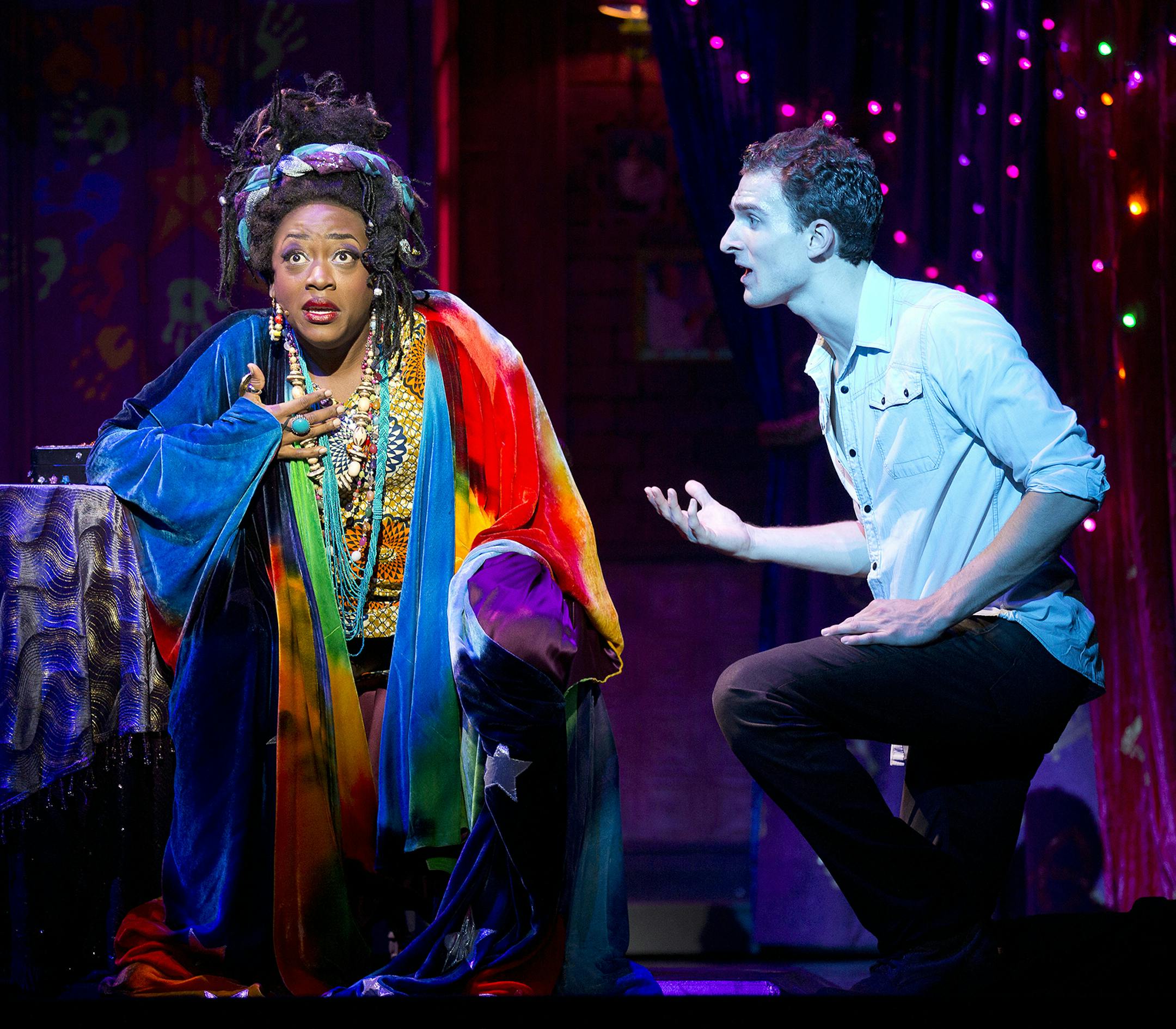 Carla R. Stewart and Steven Grant Douglas in "Ghost the Musical," playing the Orpheum in Minneapolis June 18-23.