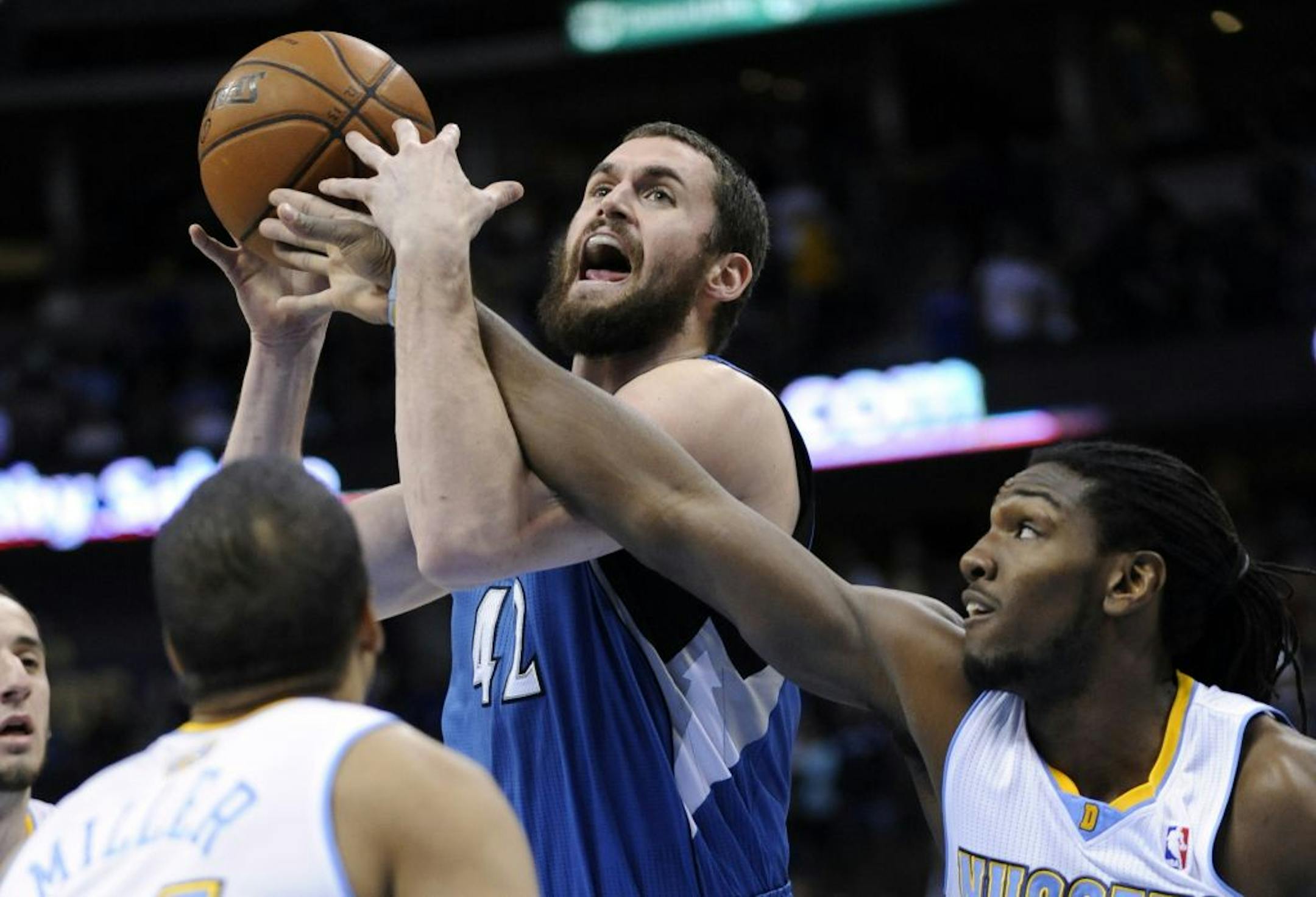 Timberwolves forward Kevin Love.