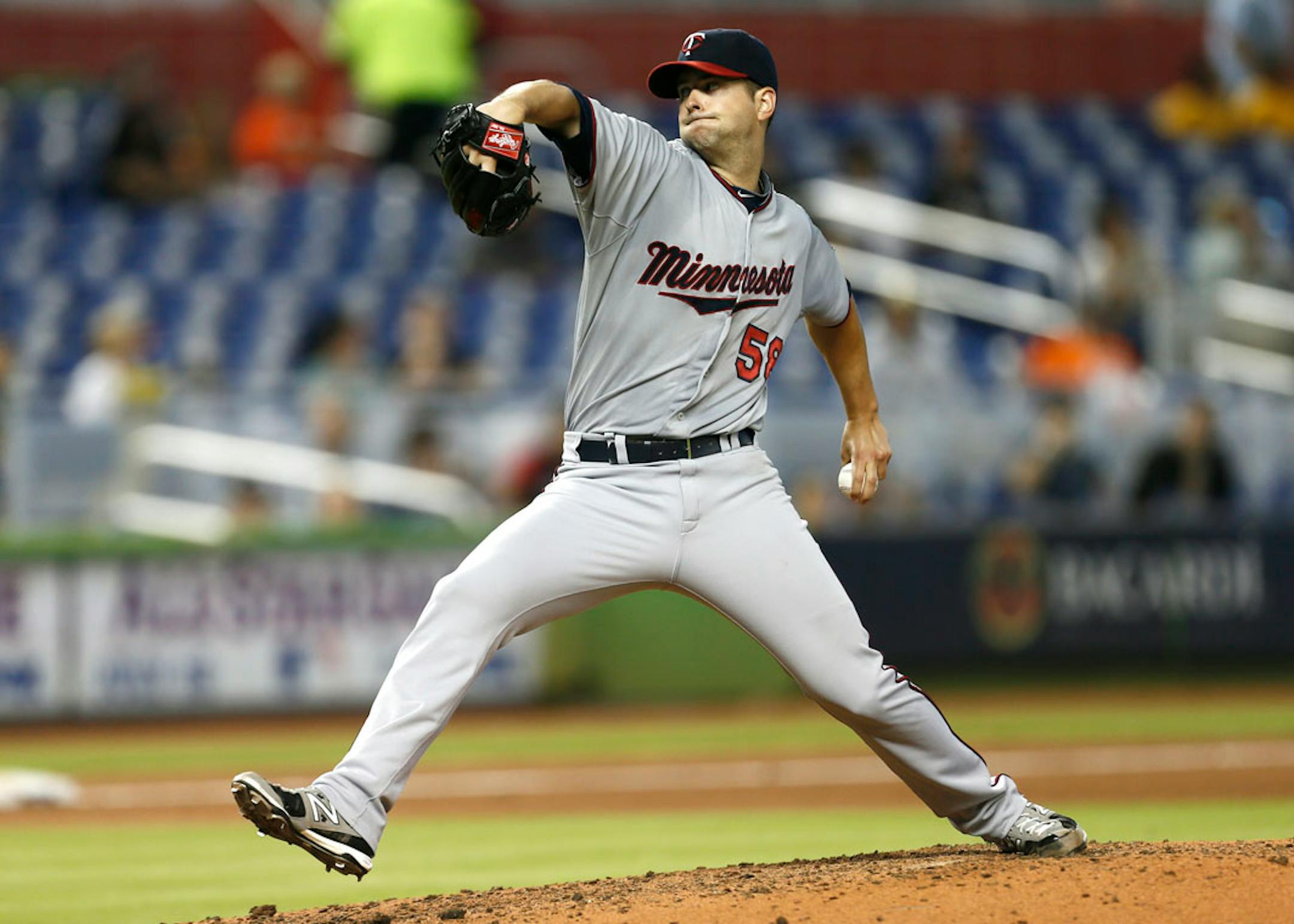 Twins starter Scott Diamond was 8-4 with a 3.16 ERA after 14 starts in 2012, compared to being 5-7 with a 5.40 ERA this season.