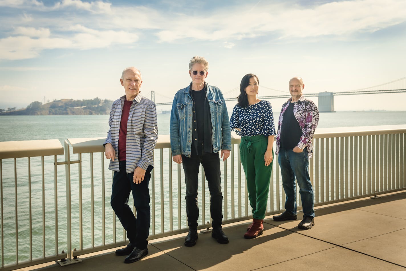 Portait of Kronos Quartet at The Exploratorium, 10-5-21