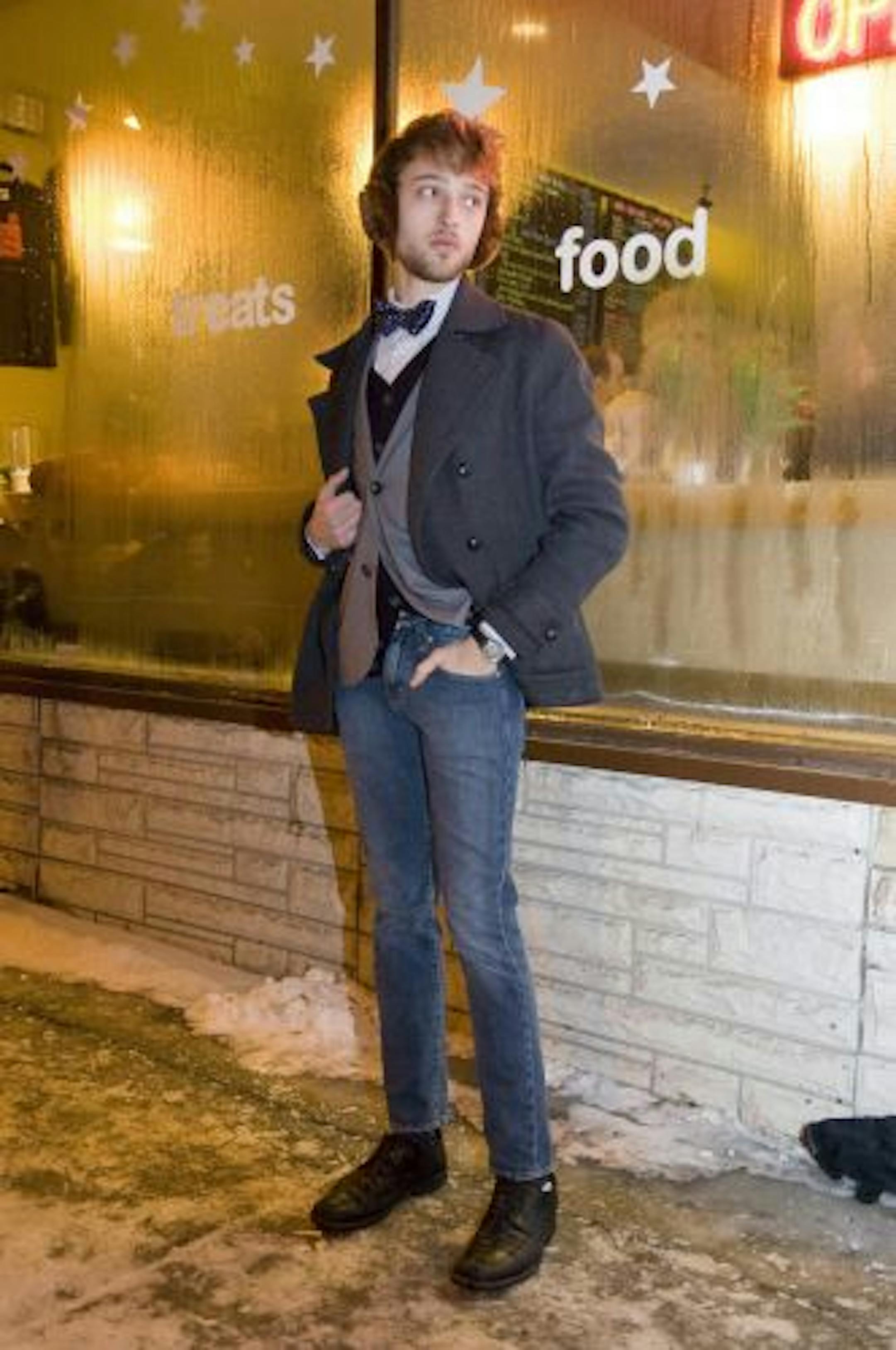 Student David Mendolia is a style star.