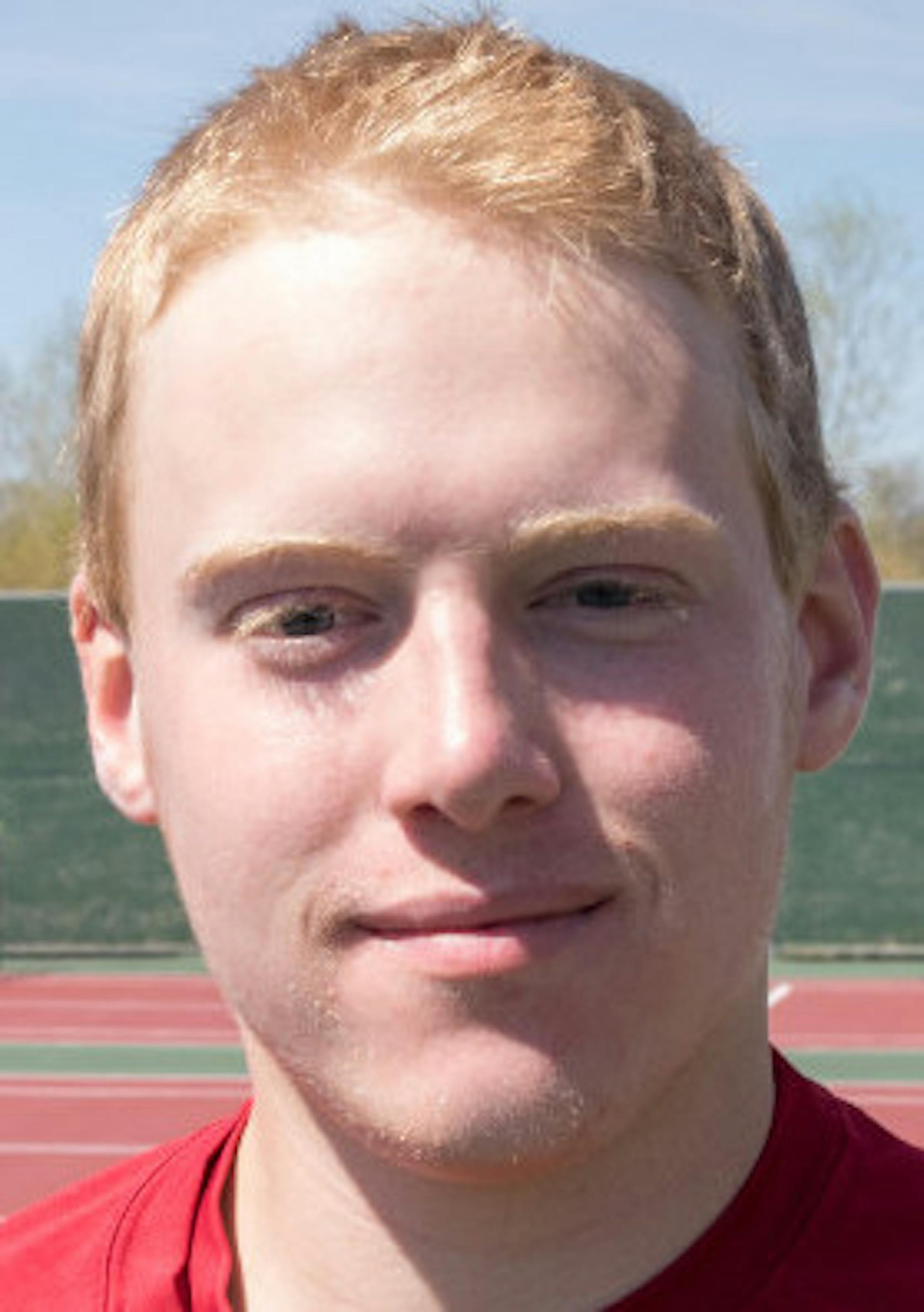 Chase Roseth, Lakeville South boys' tennis, sr. 2017