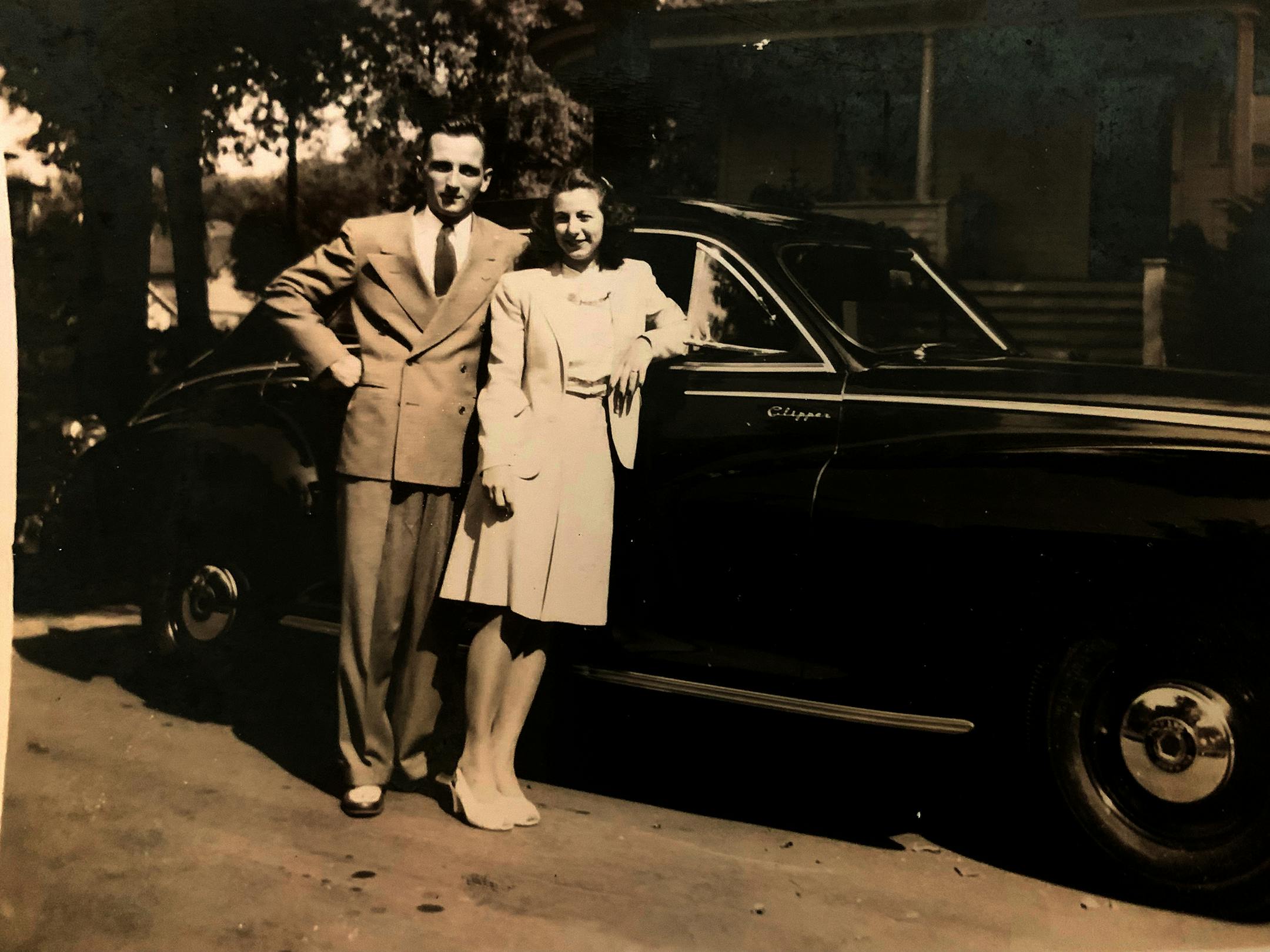 Frankie and Royce King were high school sweethearts. After a 20-month-long engagement, they got married on Sept. 16, 1944. MUST CREDIT: Sue Bilodeau