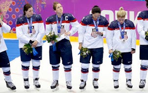 Team USA did not celebrate after receiving the silver medal.