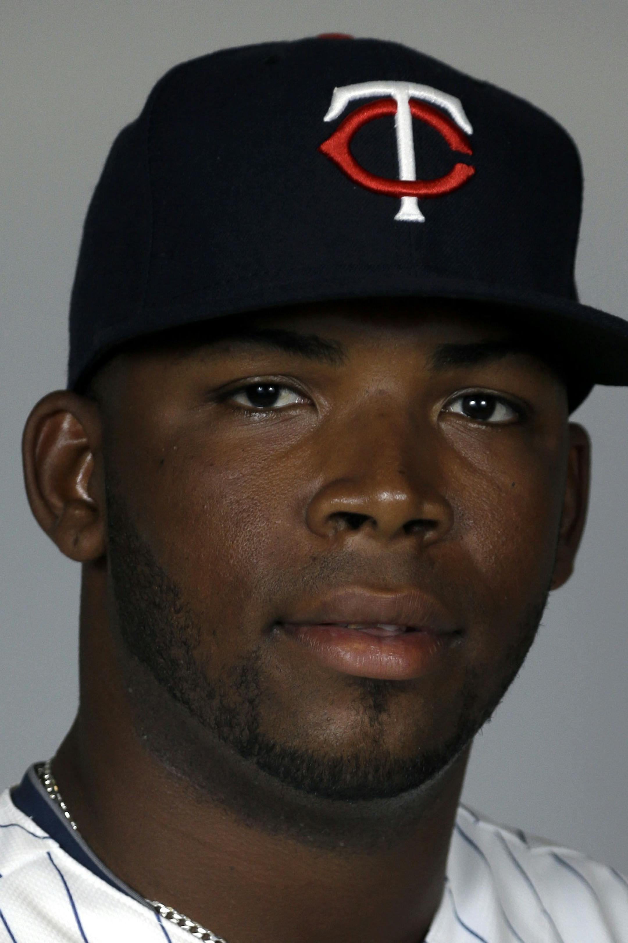 This is a 2014 photo of first baseman Kennys Vargas of the Minnesota Twins baseball team. This image reflects the Twins active roster as of Tuesday, Feb. 25, 2014 when this image was taken. (AP Photo/Steven Senne) ORG XMIT: FLSR1