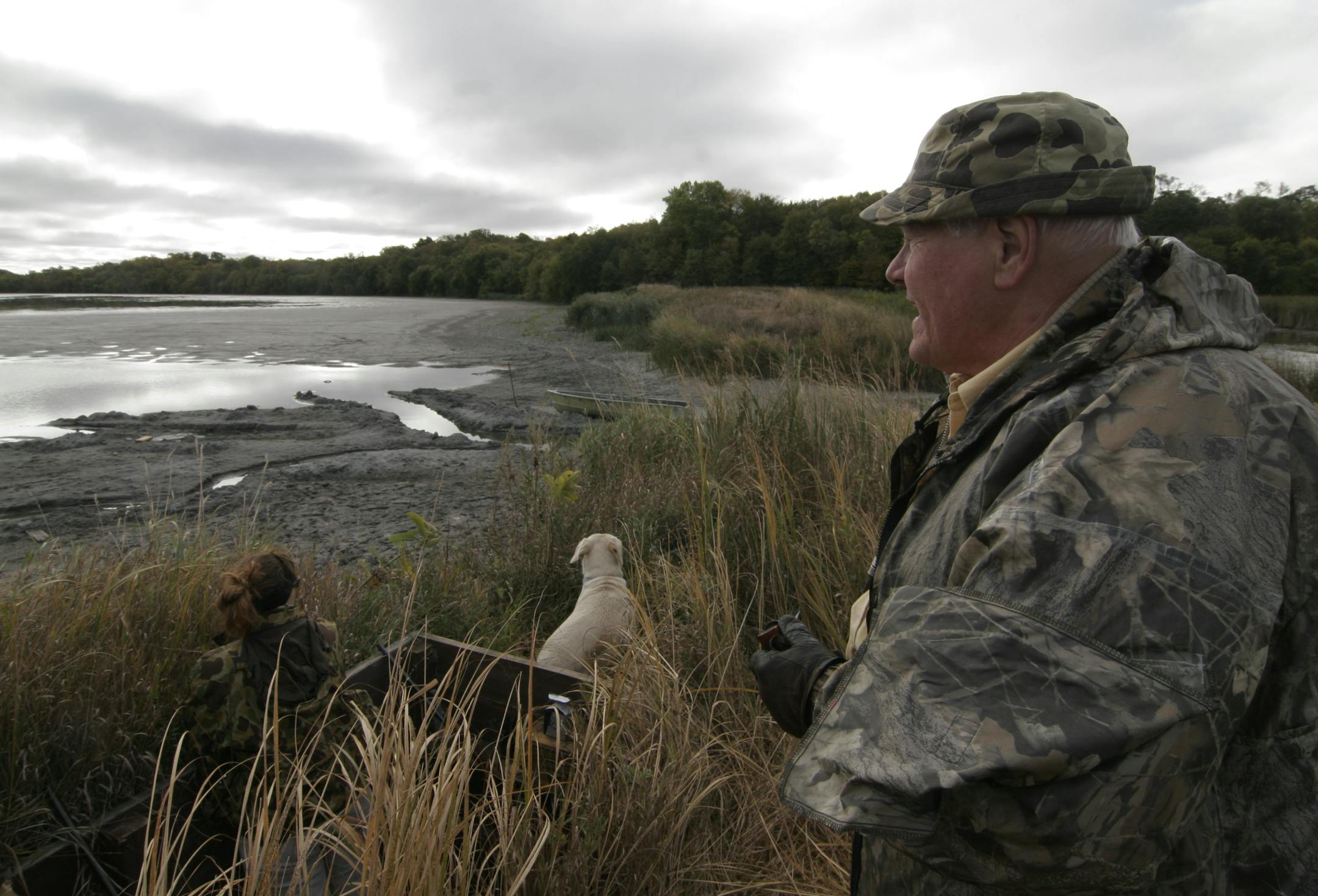 Tony Soderman and crew scanned the sky for ducks in 2012.