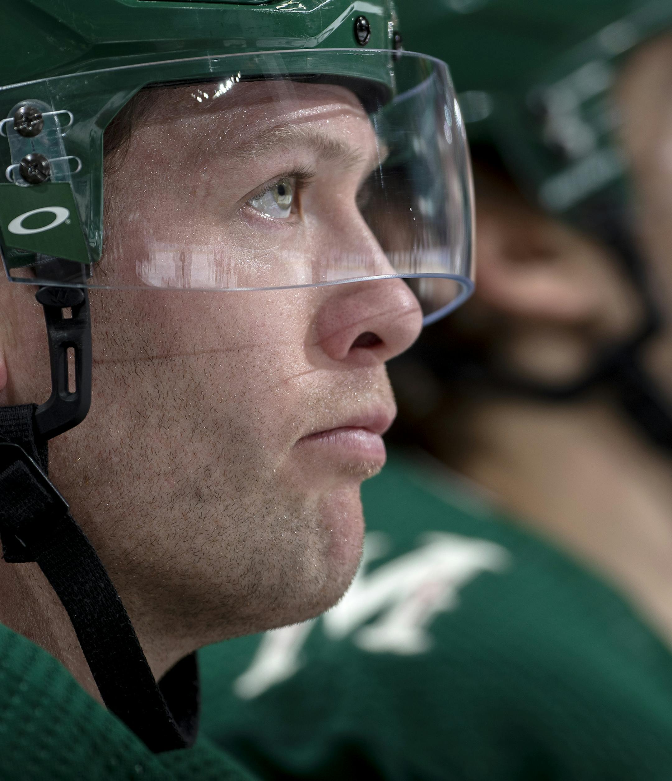 Minnesota Wild Ryan Suter. ] CARLOS GONZALEZ • cgonzalez@startribune.com – St. Paul, MN – February 21, 2019, Xcel Energy Center, Hockey, Minnesota State High School / Prep Girls’ Hockey Tournament, Class 2A quarterfinal, Minnetonka vs. Maple Grove ORG XMIT: MIN1902251717172821