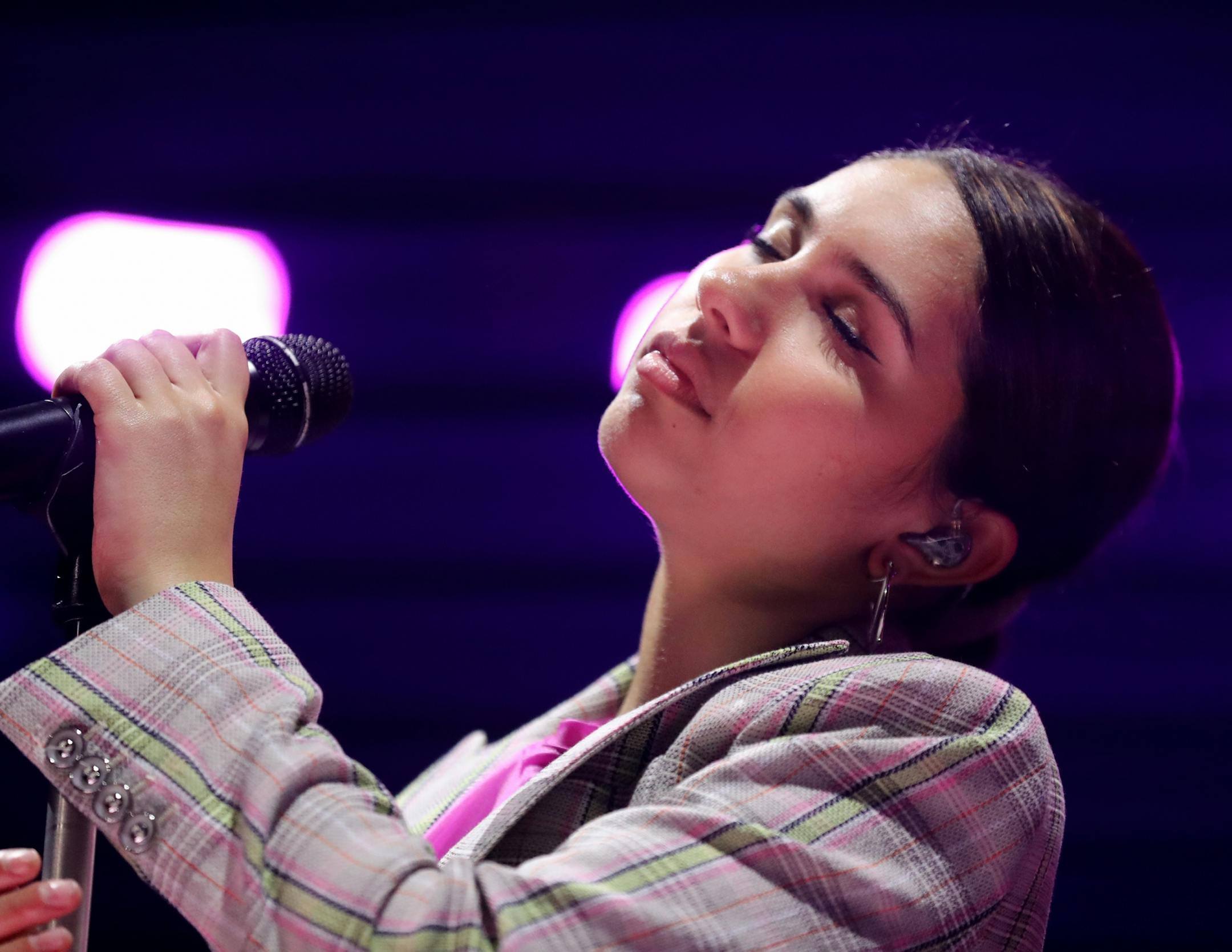 Opener Alessia Cara performs Friday, June 21, 2019, at the Xcel Energy Center in St. Paul, MN.