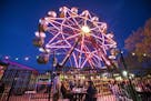 The vertically revolving patio (Ferris wheel) is a popular draw to Betty Danger's Country Club in Minneapolis. The standard Danger Experience on the w