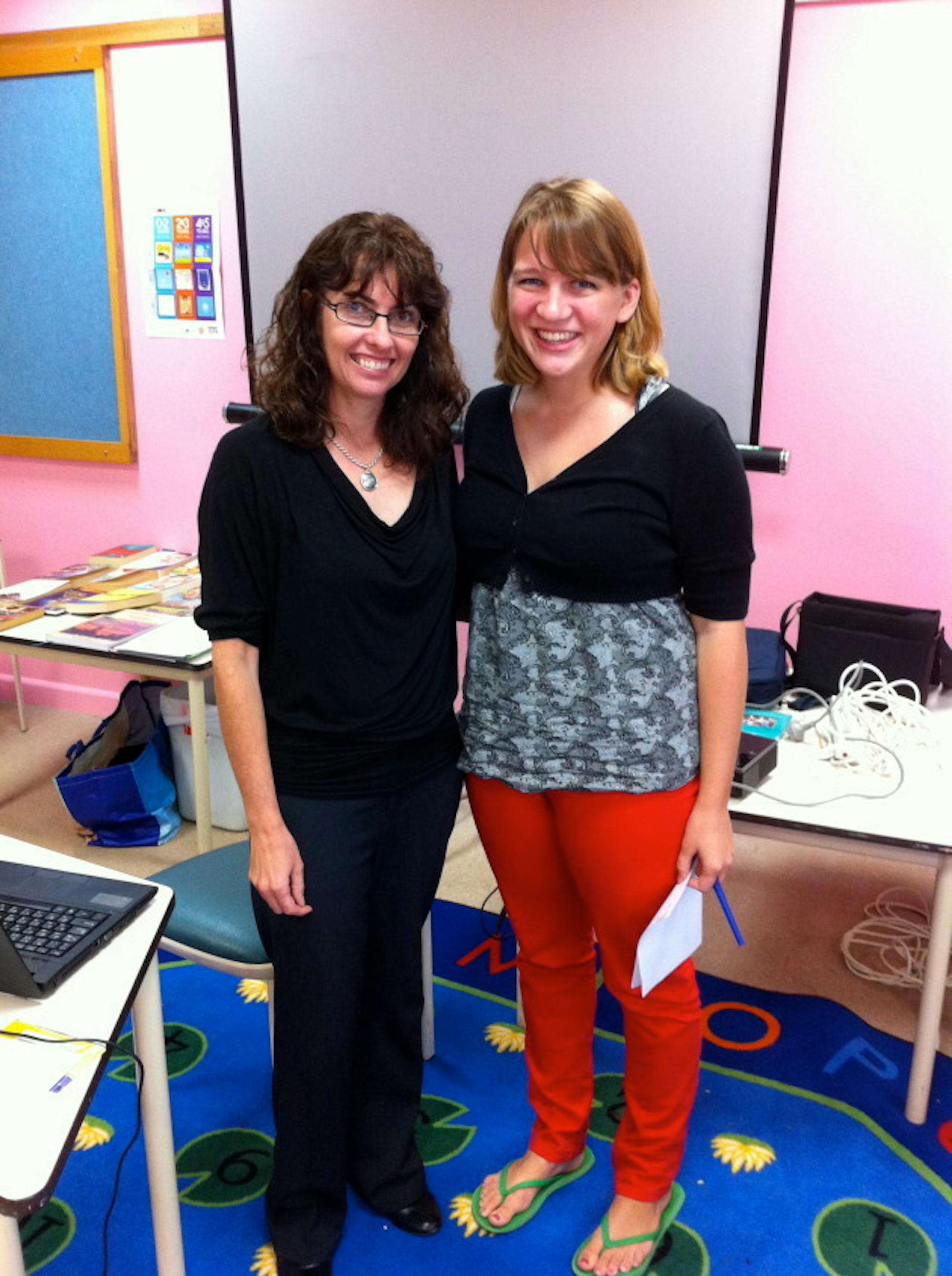 Kathy Hoopmaan and I