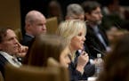 Minnesota State Sen. Karin Housley, chairwoman of the Senate Aging and Long-Term Care Policy committee, questioned state admininistrators at a hearing