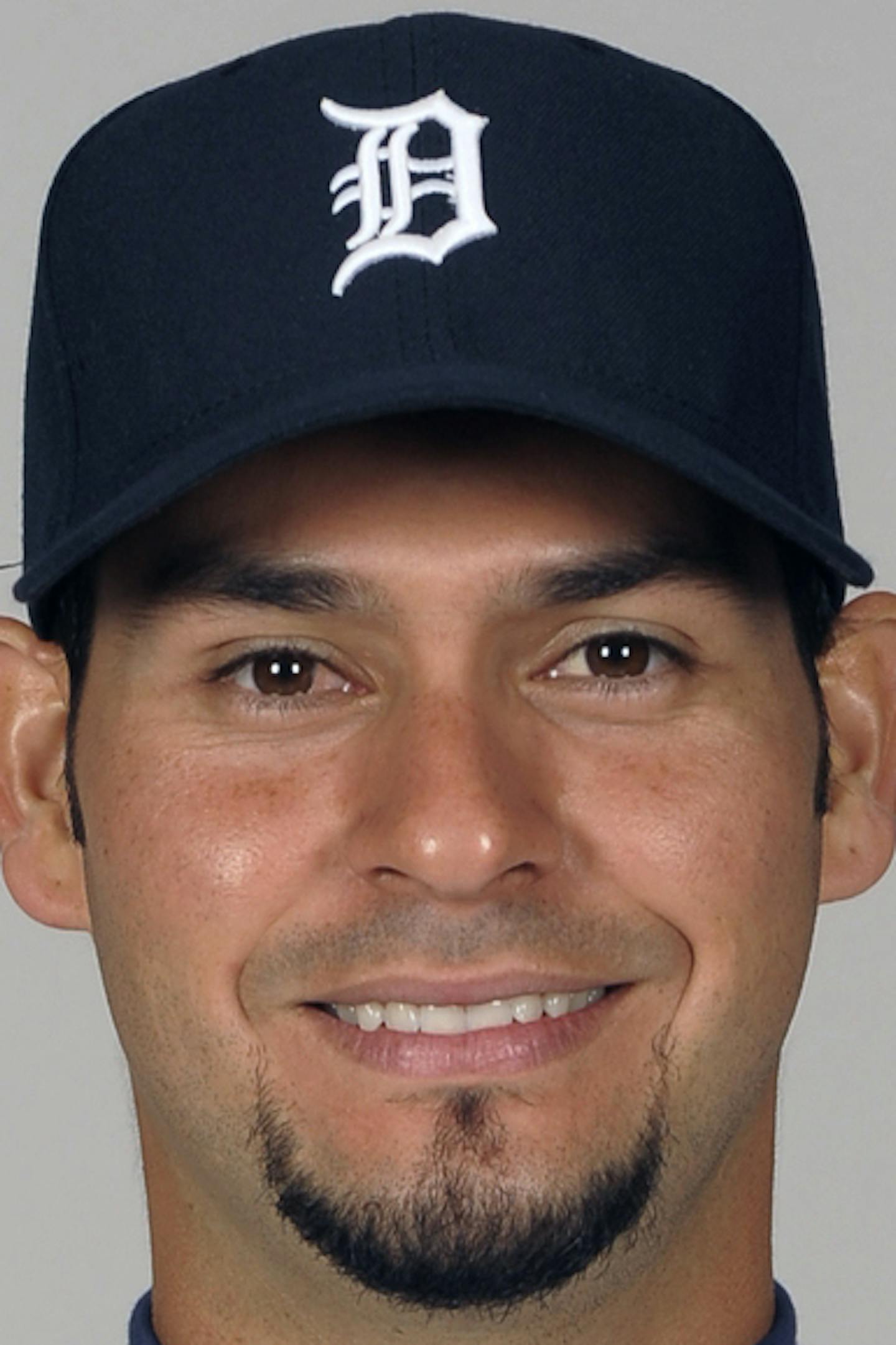 LAKELAND, FL - FEBRUARY 19: Anibal Sanchez #19 of the Detroit Tigers poses during Photo Day on Tuesday, February 19, 2013 at Joker Marchant Stadium in Lakeland, Florida. (Photo by Tony Firriolo/MLB Photos via Getty Images) *** Local Caption *** Anibal Sanchez ORG XMIT: 159448021