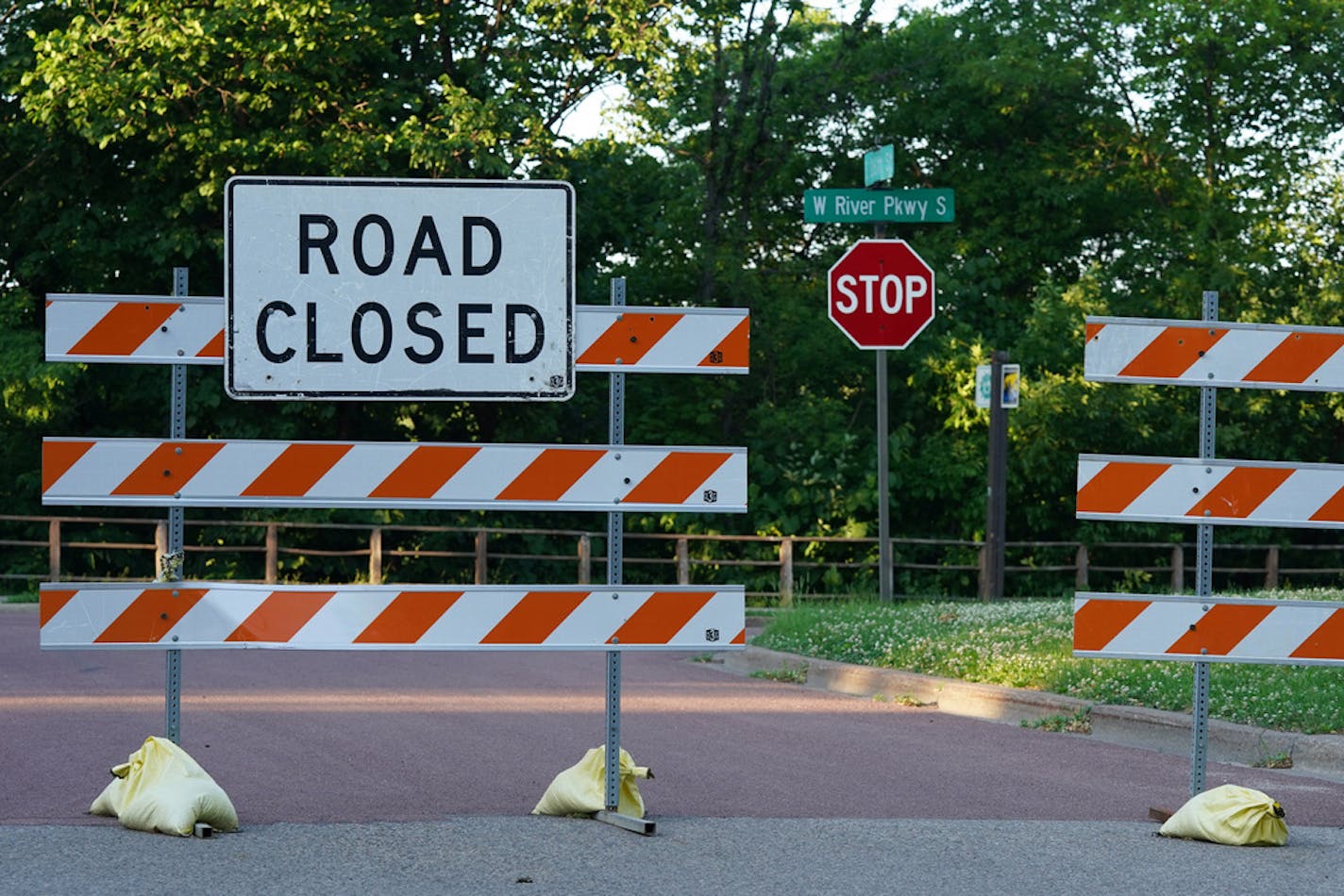 Crews will begin removing barriers on West River Parkway and others on Aug. 3, with the work to be completed in two days.