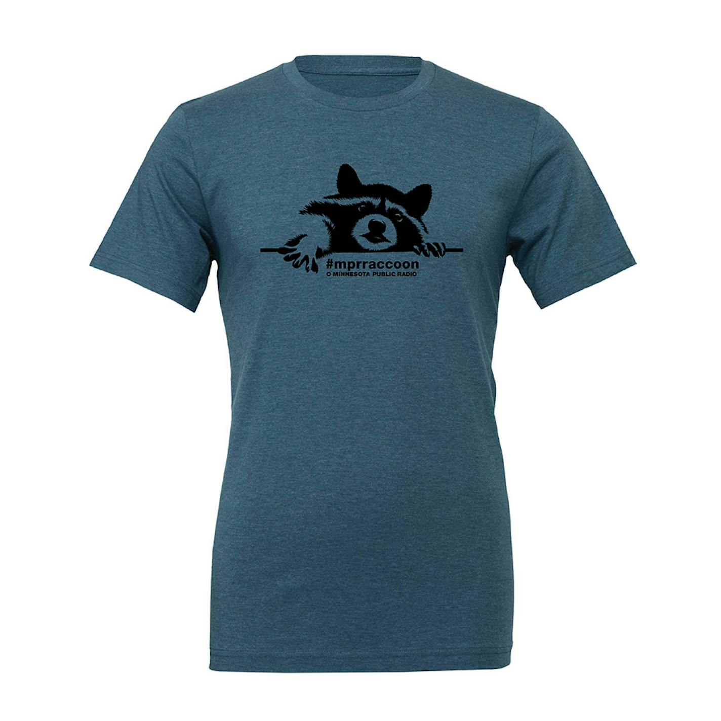 The blue T-shirt commemorating the plucky raccoon.