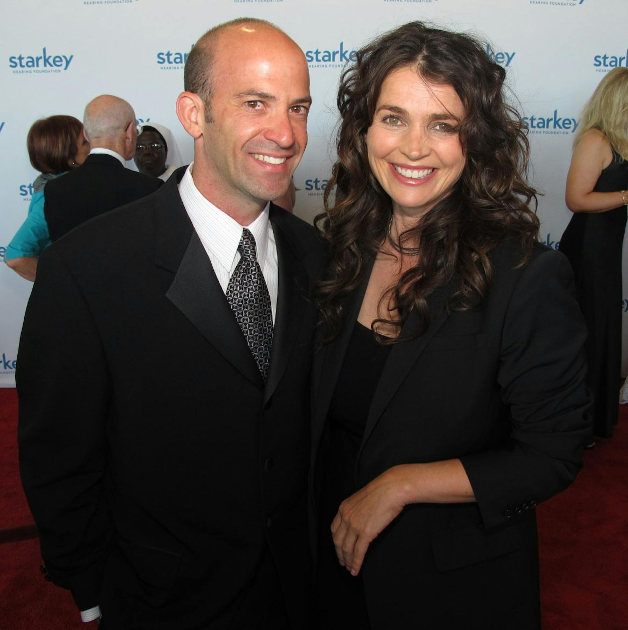 Sara Glassman, sglassman@startribune.com Andrew Morton and Julia Ormond of assetcampaign.org. Starkey Hearing Foundation's So the World May Hear Gala at RiverCentre in St. Paul.