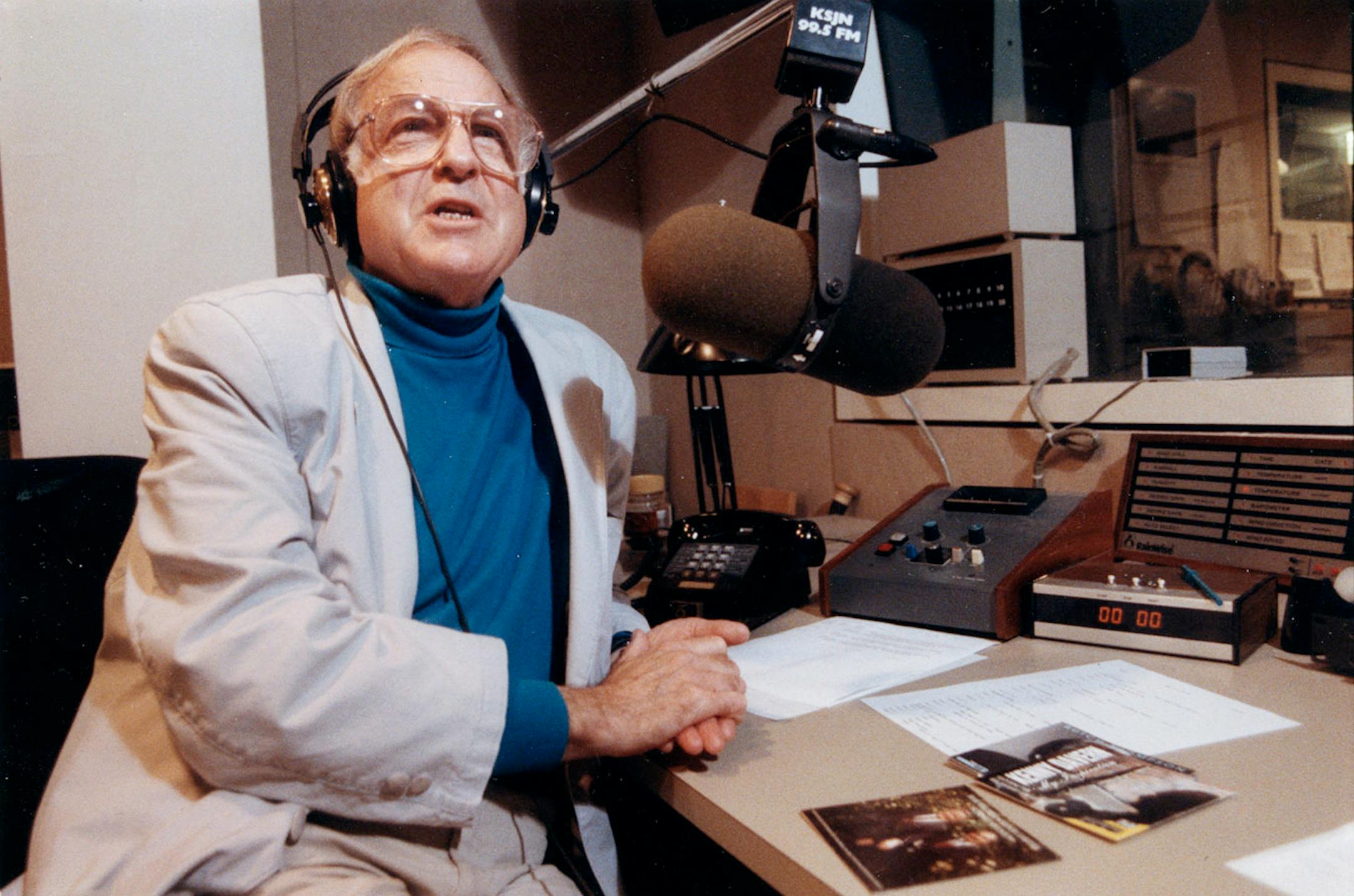Leigh Kamman, in the MPR studios, August 1993.