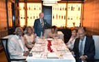 From left, Lawrence and Marva Carter, John and Vivian Ingersoll, Lydia and Alvin Foster during their 50 anniversary dinner at The Ritz-Carlton, Atlant