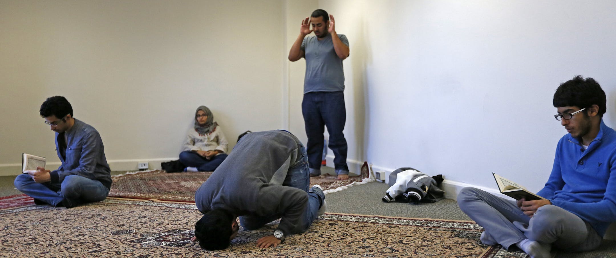 At the University of St. Thomas this year, more than 100 of the 400 international students on campus are from Saudi Arabia. The school has made accommodations for Muslim students, a few of whom didn’t realize they were coming to a Catholic university.