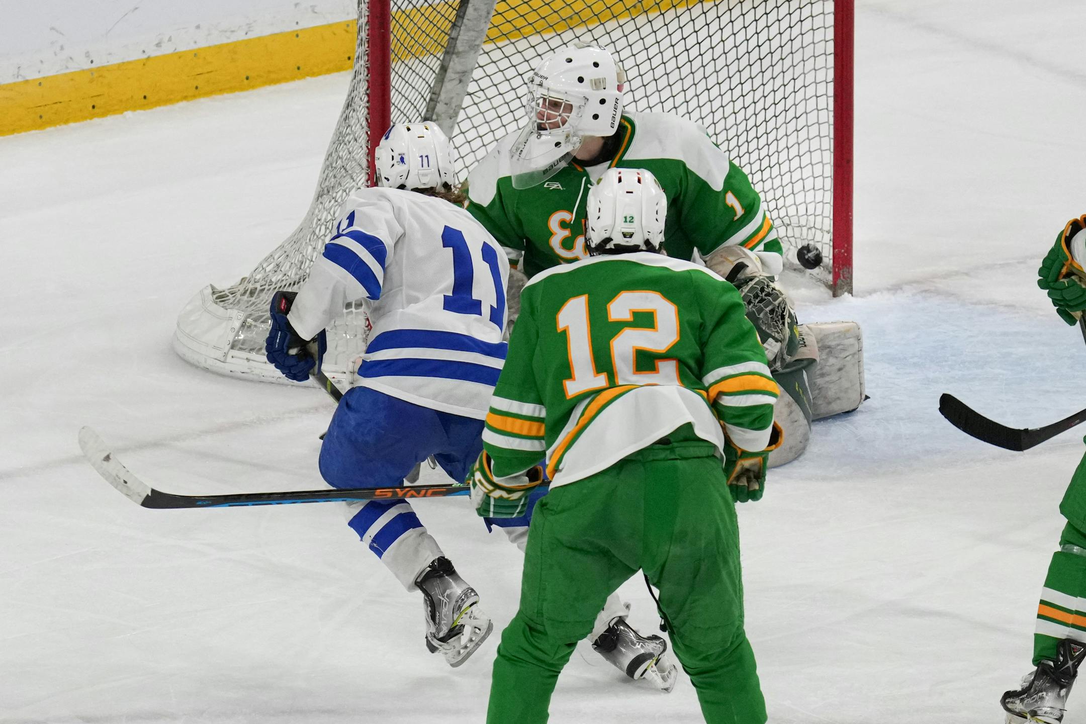 Minnetonka forward Ashton Schultz (11) scored the games winning goal against Edina in the third period.