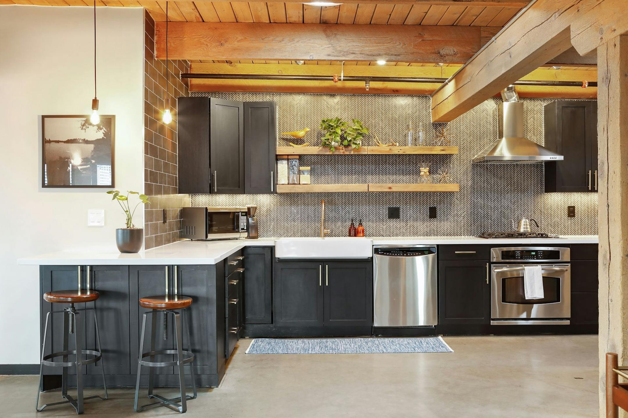 The kitchen.