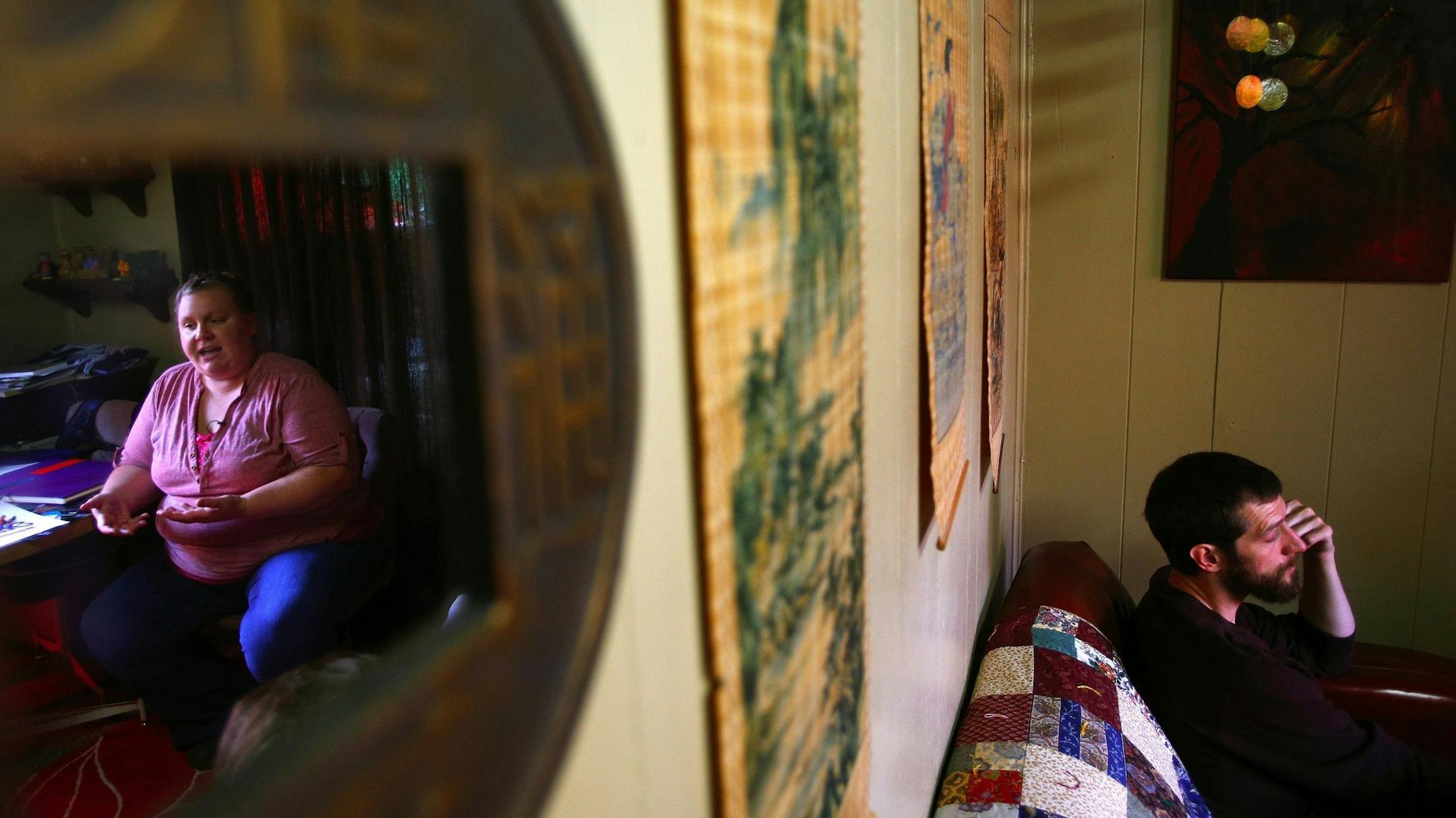 As medical expenses for their daughter Violet's cancer treatment quickly surpass income, Jessica and Jeramie O'Dell are resigned to losing their Sequim, Wa., home. (John Lok/Seattle Times/MCT)