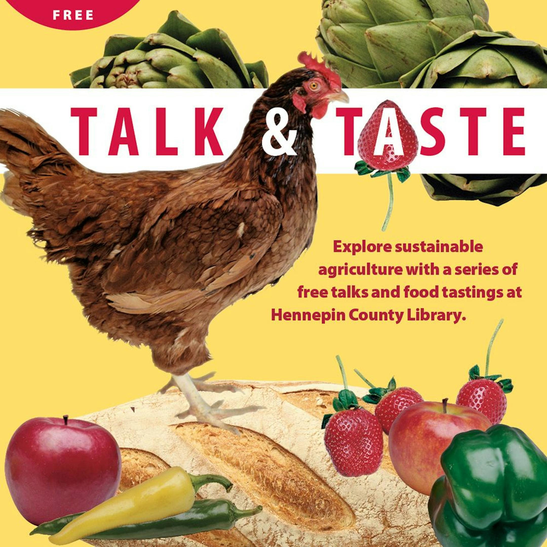 Talk & Taste is at the Hennepin County Library.