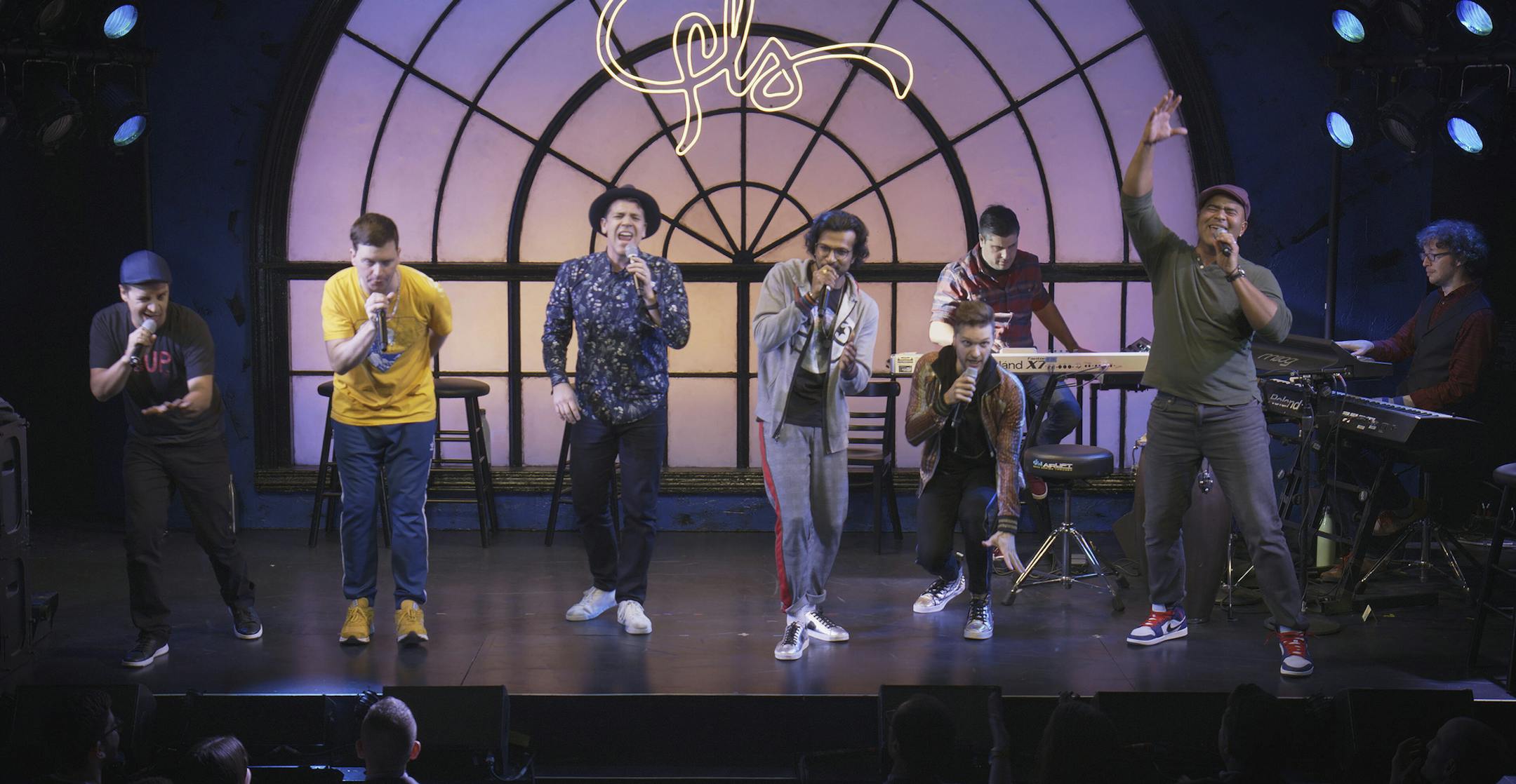 This image released by Hulu shows a scene from "We Are Freestyle Love Supreme." (Hulu via AP)