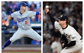 The Dodgers' Jack Flaherty will face the Yankees' Gerrit Cole in Game 1 of the World Series on Friday.