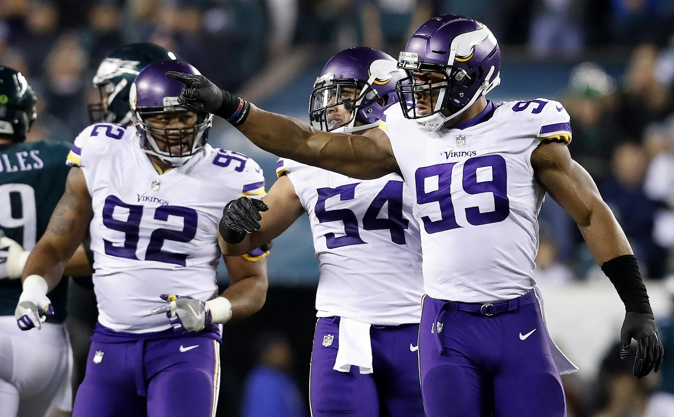 Minnesota Vikings Danielle Hunter (99).