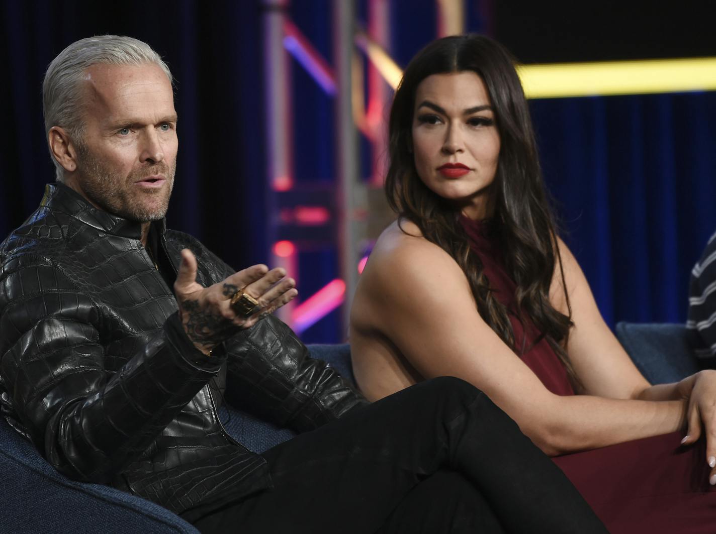 "The Biggest Loser" host Bob Harper joined trainer Erica Lugo to discuss the show at the Television Critics Association press tour.