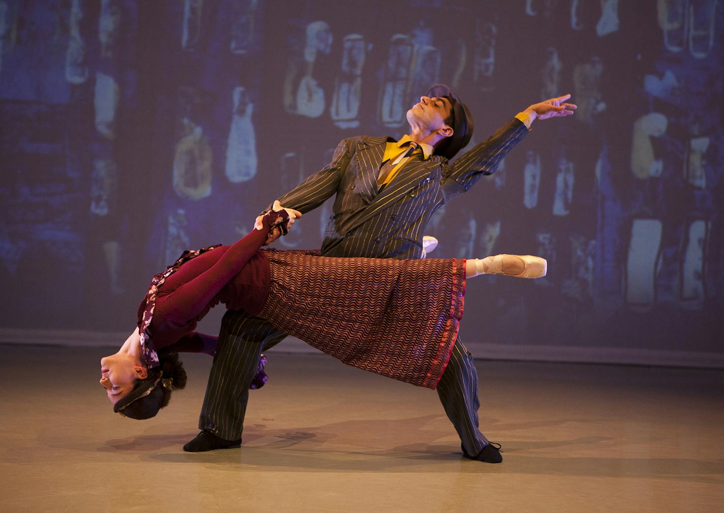 Eve Schulte and Chris Hannon in "Lover" by James Sewell Ballet. Credit: Erik Saulitis