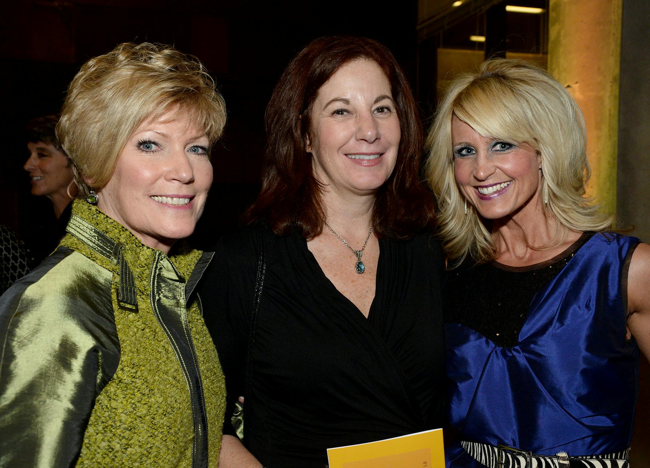 From left to right, Wine, Women & Shoes Advisory Committee Chair of Logistics, Robin Dahl, Caryn Sullivan, Wine, Women & Shoes Advisory Committee member, Natalie Bushaw. ] (SPECIAL TO THE STAR TRIBUNE/BRE McGEE) **Robin Dahl (left), Caryn Sullivan (center), Natalie Bushaw (right)