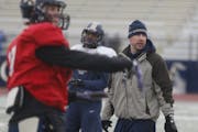 At Sea Foam Stadium on the campus of Concordia College in St. Paul, head coach Ryan Williams watched over his quarterback corps during spring practice