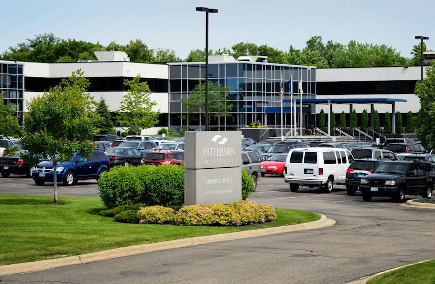 Patterson Companies' headquarters in Mendota Heights. (GLEN STUBBE/Star Tribune)