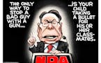 Sack cartoon: The NRA