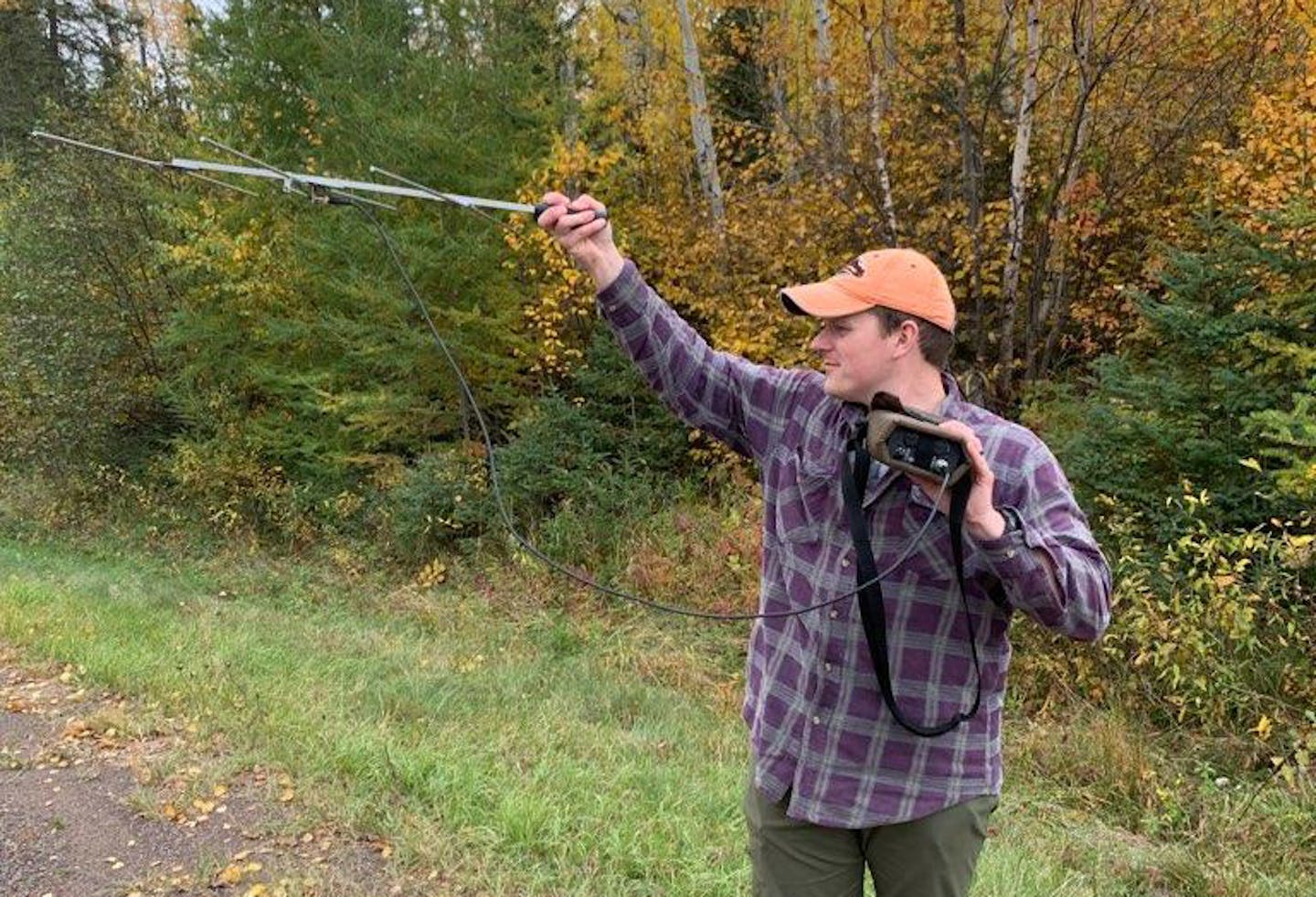 Michael McMahon used radio telemetry in research around fishers, members of the weasel family.